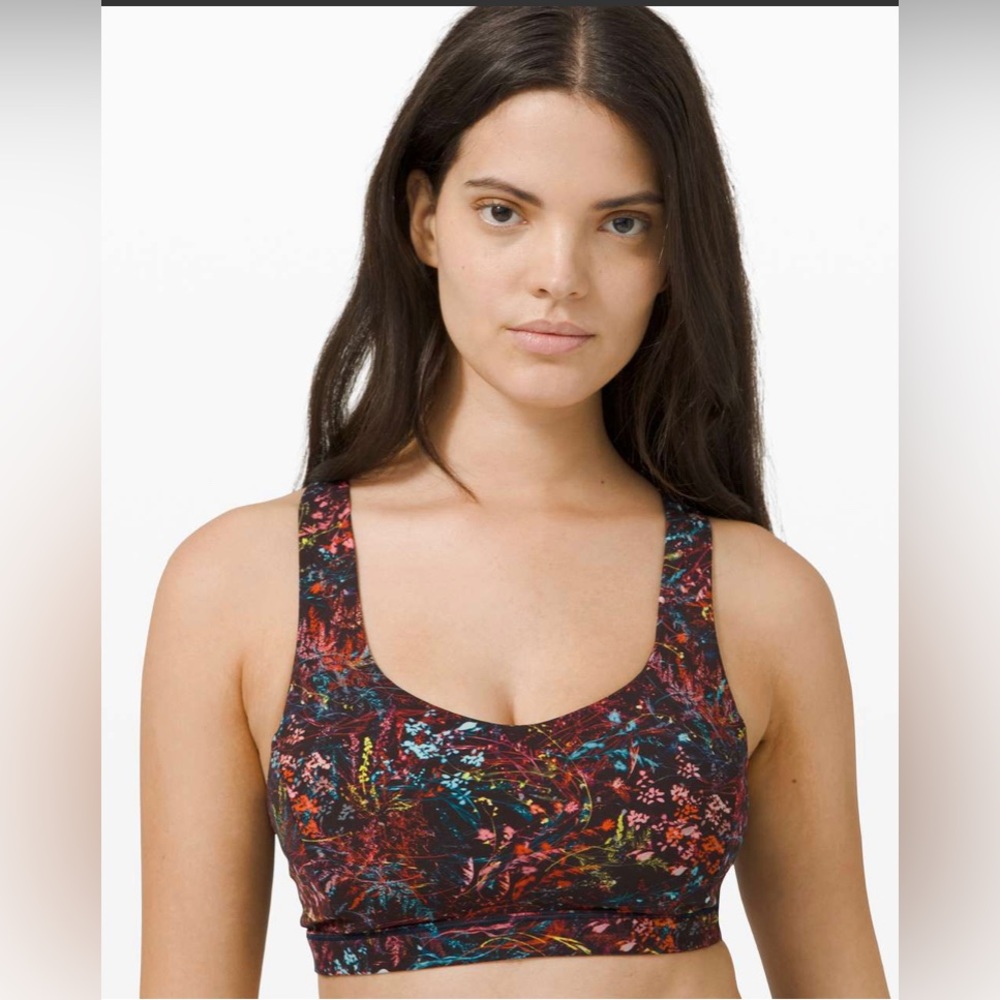 Lululemon Free to be Serene - C/D Cup - Foliage Multi